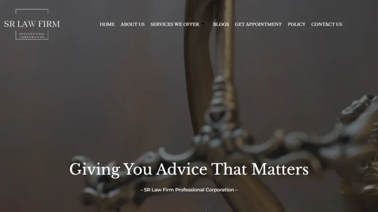 SR Law Firm Professional Corporation - Oakville, ON SR Law Firm Professional Corporation - Oakville, ON
