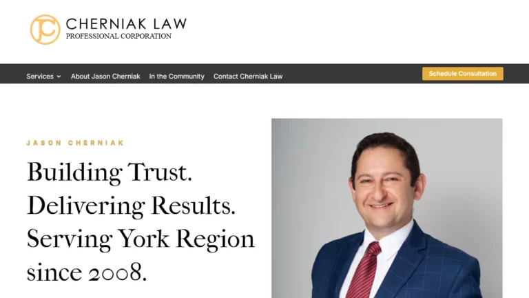 Cherniak Law PC - Richmond Hill, ON Cherniak Law PC - Richmond Hill, ON