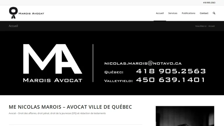 Marois Avocat - Québec City, QC Marois Avocat - Québec City, QC