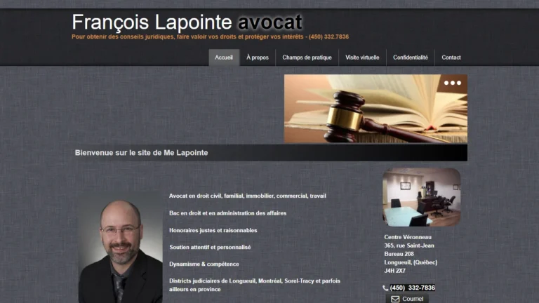 François Lapointe lawyer - Longueuil, QC François Lapointe lawyer - Longueuil, QC