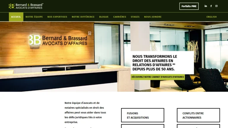 BERNARD & BRASSARD, AVOCATS D'AFFAIRES - Longueuil, QC BERNARD & BRASSARD, AVOCATS D'AFFAIRES - Longueuil, QC