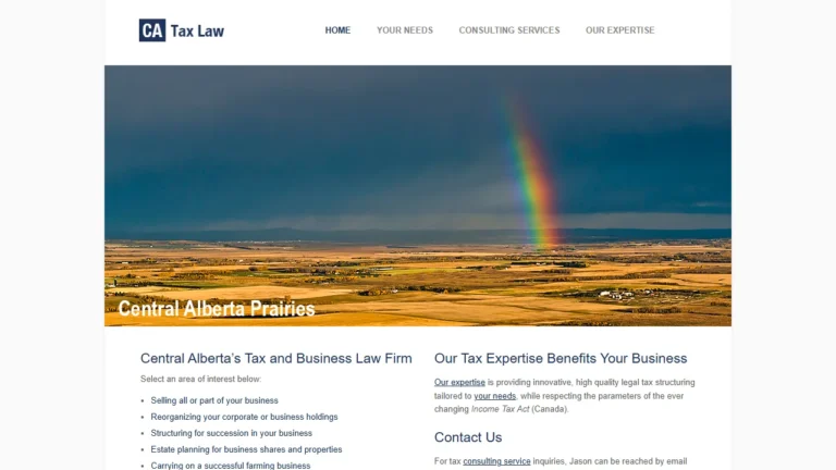 CA TAX LAW - Red Deer, AB CA TAX LAW - Red Deer, AB