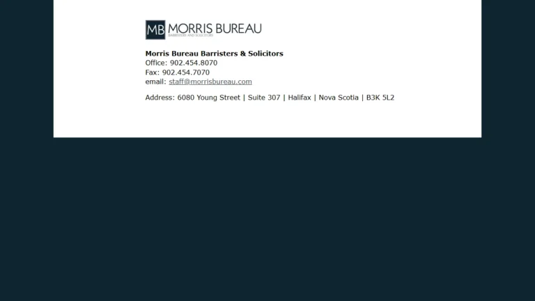 Morris Bureau - Halifax, NS Morris Bureau - Halifax, NS
