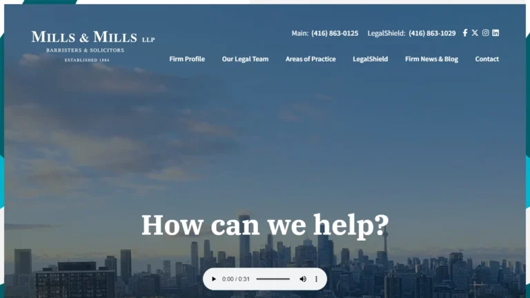 Mills & Mills LLP - Toronto, ON Mills & Mills LLP - Toronto, ON