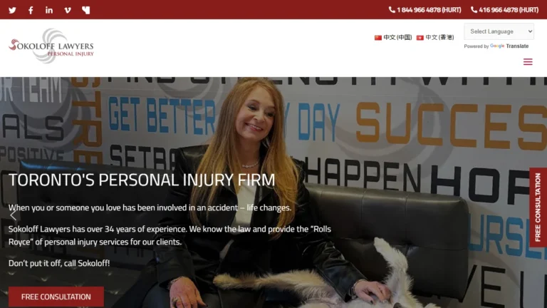 Sokoloff Personal Injury Lawyers - Toronto, ON Sokoloff Personal Injury Lawyers - Toronto, ON