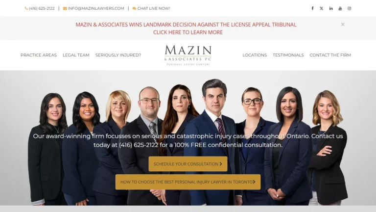 Mazin & Associates, PC - Toronto, ON Mazin & Associates, PC - Toronto, ON