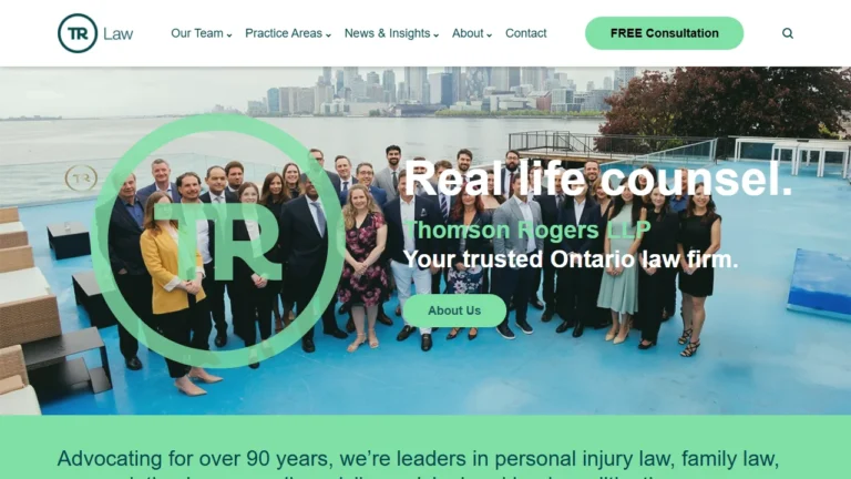 Thomson Rogers LLP - Toronto, ON Thomson Rogers LLP - Toronto, ON
