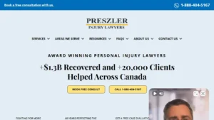 Preszler Injury Lawyers - Toronto, ON Preszler Injury Lawyers - Toronto, ON