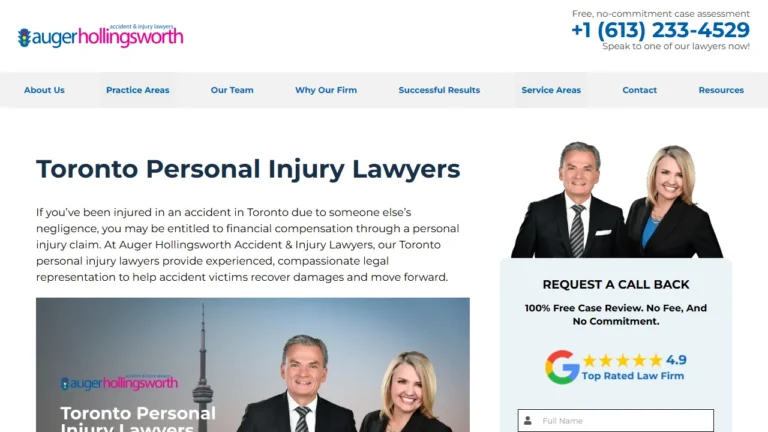 Auger Hollingsworth Accident & Injury Lawyers - Toronto, ON Auger Hollingsworth Accident & Injury Lawyers - Toronto, ON