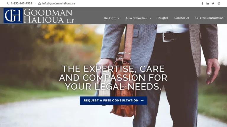 Goodman Halioua LLP - Toronto, ON Goodman Halioua LLP - Toronto, ON