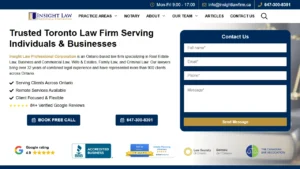 Insight Law Professional Corporation - Toronto, ON Insight Law Professional Corporation - Toronto, ON