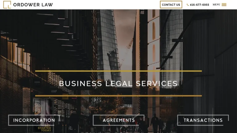Ordower Law Professional Corporation - Toronto, ON Ordower Law Professional Corporation - Toronto, ON