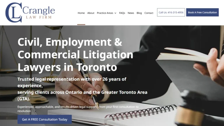 Crangle Law Firm - Toronto, ON Crangle Law Firm - Toronto, ON