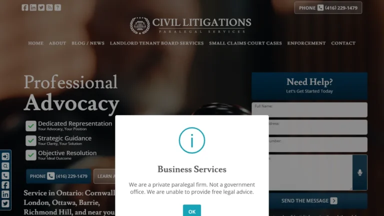 Civil Litigations Paralegal Services - Toronto, ON Civil Litigations Paralegal Services - Toronto, ON