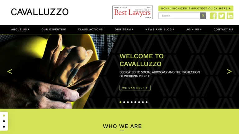 Cavalluzzo LLP - Toronto, ON Cavalluzzo LLP - Toronto, ON