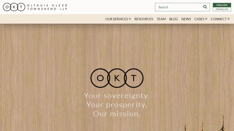 Olthuis Kleer Townshend LLP - Toronto, ON Olthuis Kleer Townshend LLP - Toronto, ON