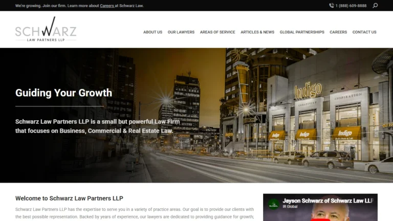 Schwarz Law Partners LLP - Toronto, ON Schwarz Law Partners LLP - Toronto, ON
