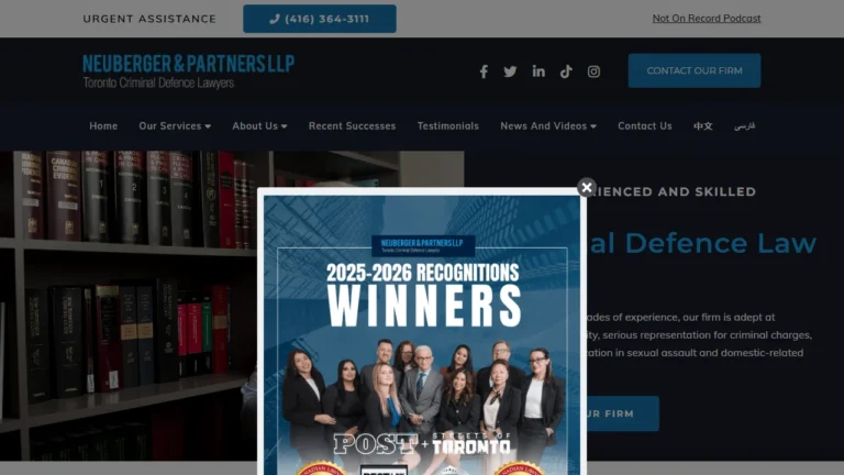 Neuberger and Partners LLP - Toronto, ON Neuberger and Partners LLP - Toronto, ON