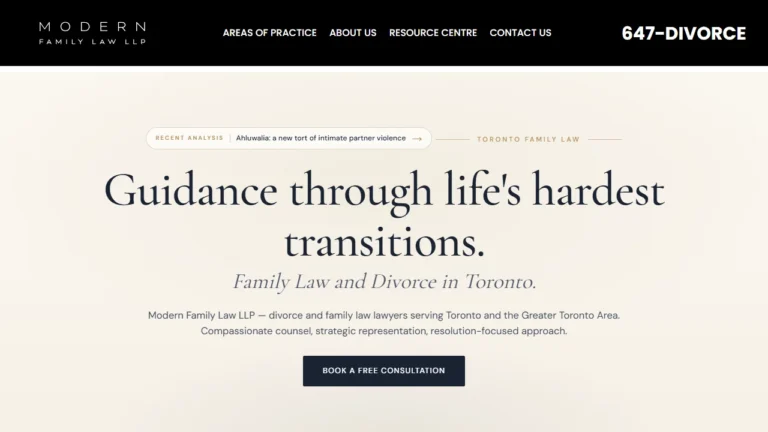 Modern Family Law LLP - Toronto, ON Modern Family Law LLP - Toronto, ON