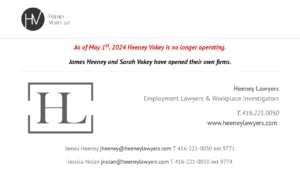 Heeney Vokey LLP - Toronto, ON Heeney Vokey LLP - Toronto, ON