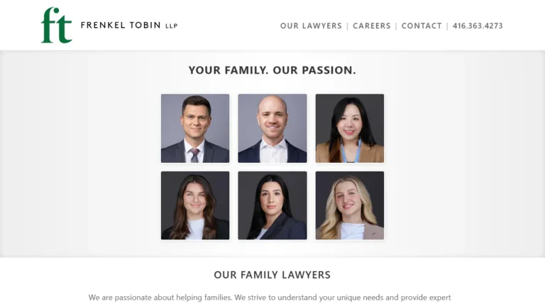 Frenkel Tobin LLP - Toronto, ON Frenkel Tobin LLP - Toronto, ON