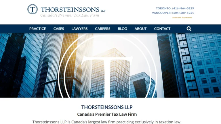 Thorsteinssons LLP - Toronto, ON Thorsteinssons LLP - Toronto, ON