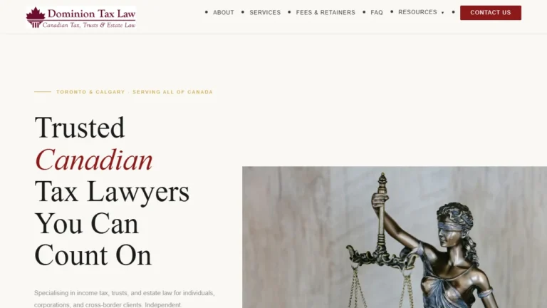 Dominion Tax Law - Toronto, ON Dominion Tax Law - Toronto, ON