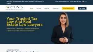 ARTUNIS TAX LAW PC - Toronto, ON ARTUNIS TAX LAW PC - Toronto, ON