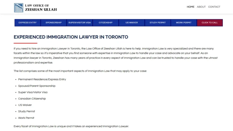Law Office of Zeeshan Ullah - Toronto, ON Law Office of Zeeshan Ullah - Toronto, ON