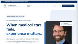 Paul Cahill Medical Malpractice Lawyer - Toronto, ON Paul Cahill Medical Malpractice Lawyer - Toronto, ON