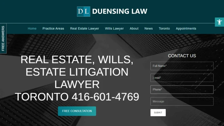 Duensing Law, Lawyer and Notary Public - Toronto, ON Duensing Law, Lawyer and Notary Public - Toronto, ON