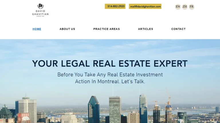 David Ghavitian Avocat Inc. - Montreal, QC David Ghavitian Avocat Inc. - Montreal, QC