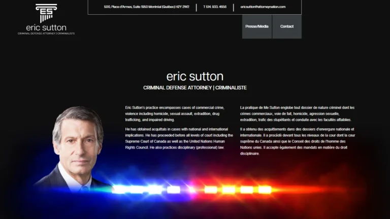 Eric Sutton (Sutton Attorneys) - Montreal, QC Eric Sutton (Sutton Attorneys) - Montreal, QC