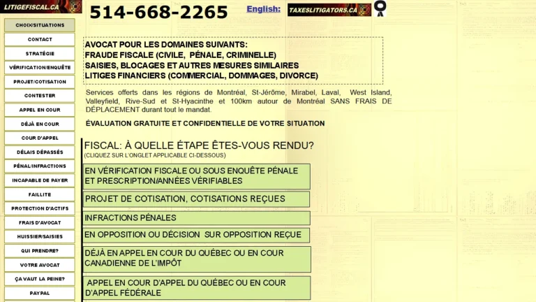 Litigefiscal - Montreal, QC Litigefiscal - Montreal, QC