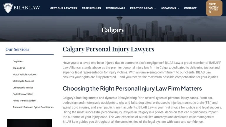 BILAB Personal Injury Lawyer - Calgary, AB BILAB Personal Injury Lawyer - Calgary, AB
