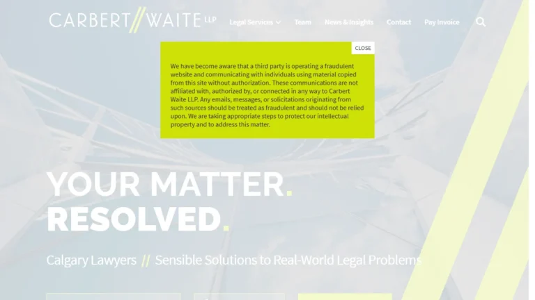 Carbert Waite LLP - Calgary, AB Carbert Waite LLP - Calgary, AB