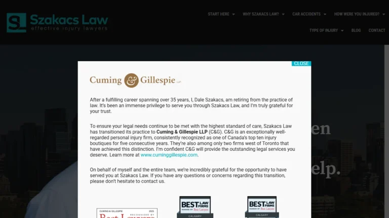Szakacs Law Injury Lawyers - Calgary, AB Szakacs Law Injury Lawyers - Calgary, AB