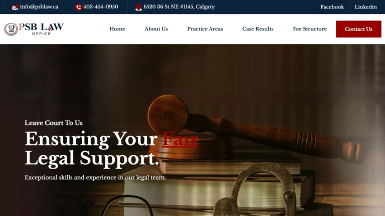 PSB Law Office - Calgary, AB PSB Law Office - Calgary, AB