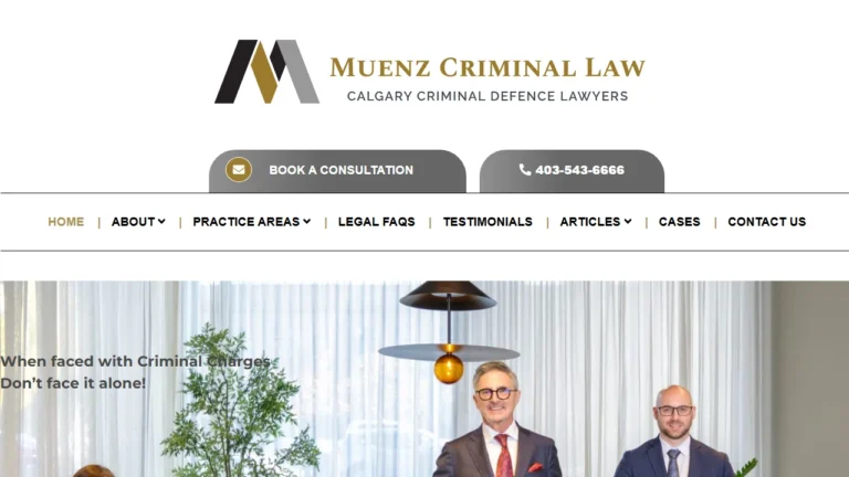 Muenz Criminal Law - Calgary, AB Muenz Criminal Law - Calgary, AB