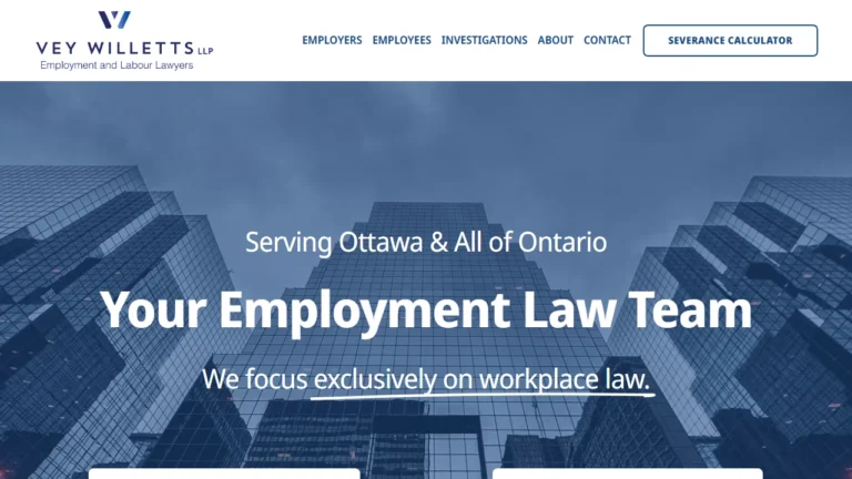 Vey Willetts LLP - Ottawa, ON Vey Willetts LLP - Ottawa, ON