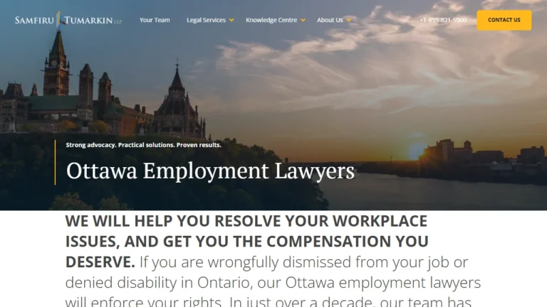 Samfiru Tumarkin LLP - Ottawa, ON Samfiru Tumarkin LLP - Ottawa, ON