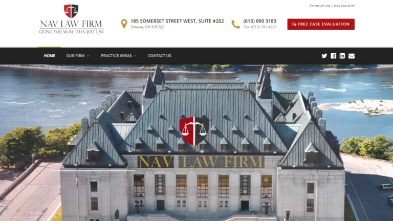 NAV LAW FIRM - Ottawa, ON NAV LAW FIRM - Ottawa, ON