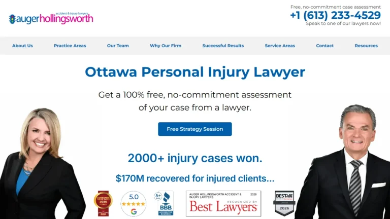 Auger Hollingsworth Accident & Injury Lawyers - Ottawa, ON Auger Hollingsworth Accident & Injury Lawyers - Ottawa, ON