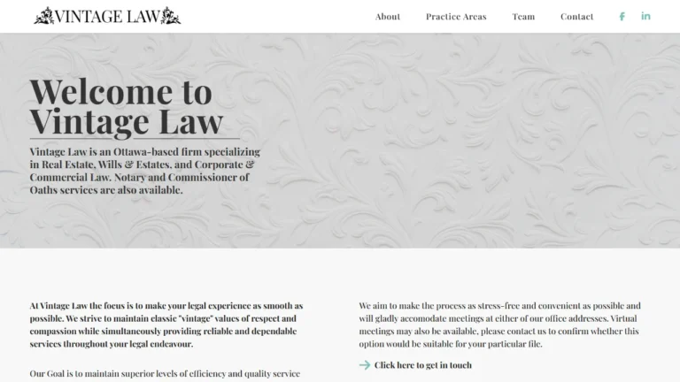 Vintage Law - Ottawa, ON Vintage Law - Ottawa, ON