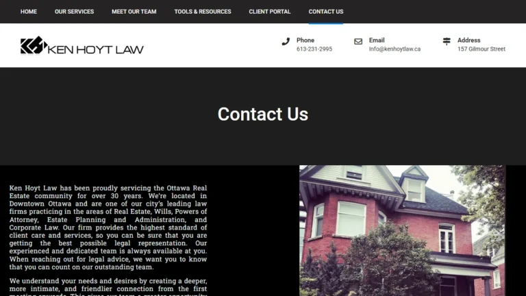 Ken Hoyt Law - Ottawa, ON Ken Hoyt Law - Ottawa, ON