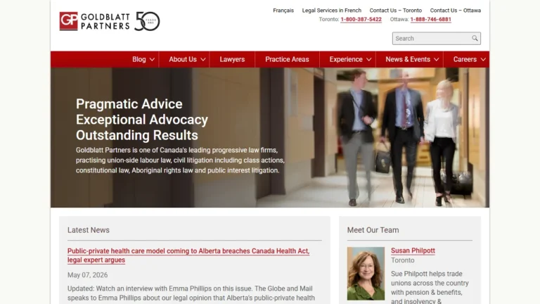 Goldblatt Partners LLP - Ottawa, ON Goldblatt Partners LLP - Ottawa, ON