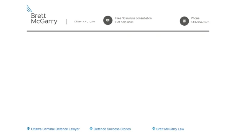 Brett McGarry Criminal Law - Ottawa, ON Brett McGarry Criminal Law - Ottawa, ON