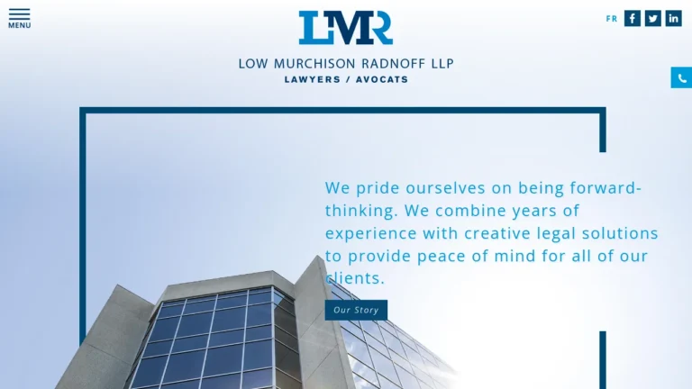 Low Murchison Radnoff LLP - Ottawa, ON Low Murchison Radnoff LLP - Ottawa, ON