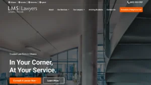 LMS Lawyers LLP - Ottawa, ON LMS Lawyers LLP - Ottawa, ON
