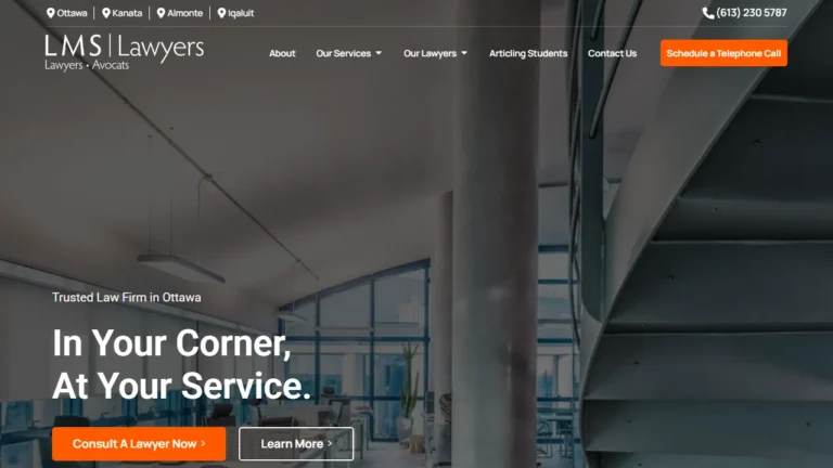 LMS Lawyers LLP - Ottawa, ON LMS Lawyers LLP - Ottawa, ON